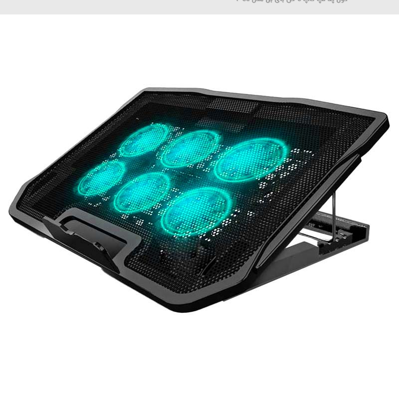 کول پد لپ تاپ 6 فن بای بل مدل F-60 bable